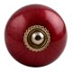 Neon Cherry Golden Fitting Ceramic Dresser Knob Online